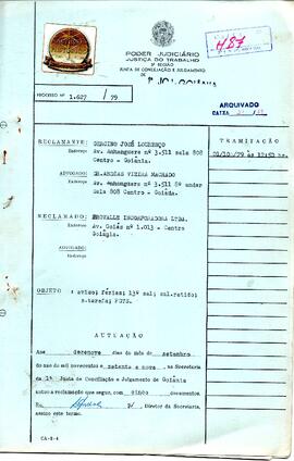 Reclamação Trabalhista 1627/1980