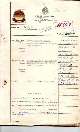 Reclamação Trabalhista 1545/1982