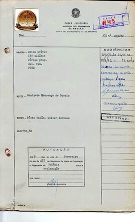 Reclamação Trabalhista 253/1972