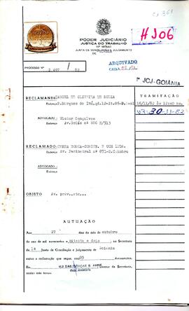 Reclamação Trabalhista 2497/1982
