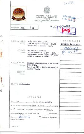 Reclamação Trabalhista 120/1982