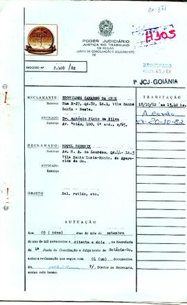 Reclamação Trabalhista 2108/1982