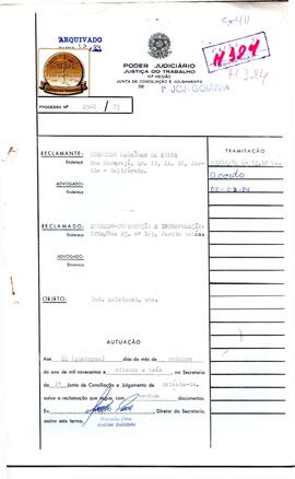 Reclamação Trabalhista 2960/1983