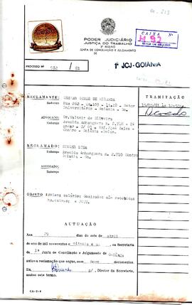 Reclamação Trabalhista 982/1981