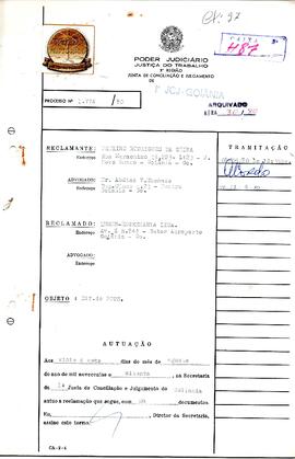 Reclamação Trabalhista 1774/1980