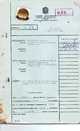 Reclamação Trabalhista 381/1980