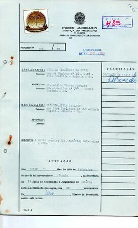 Reclamação Trabalhista 376/1980