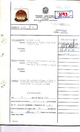 Reclamação Trabalhista 1209/1981