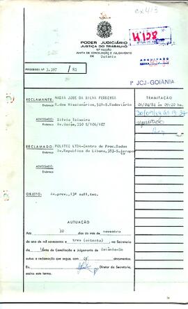 Reclamação Trabalhista 3397/1983
