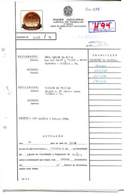 Reclamação Trabalhista 1443/1981
