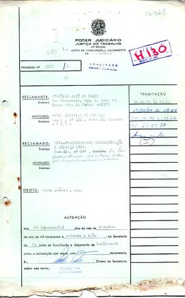 Reclamação Trabalhista 3572/1983