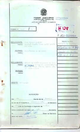Reclamação Trabalhista 3445/1983