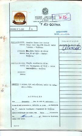 Reclamação Trabalhista 1590/1979
