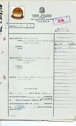 Reclamação Trabalhista 1515/1978