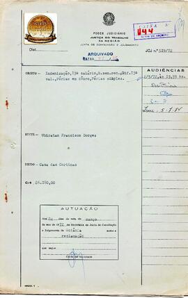 Reclamação Trabalhista 519/1972