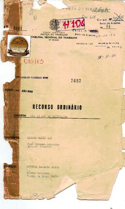 Recurso Ordinário 0801/1984