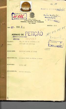 Agravo de Petição  206/1984