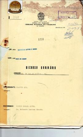 Recurso Ordinário 2492/1982