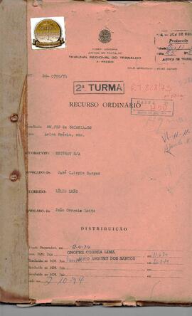 Recurso Ordinário 0759/1974
