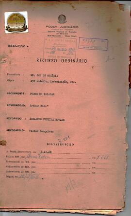Recusro Ordinário 13/1968