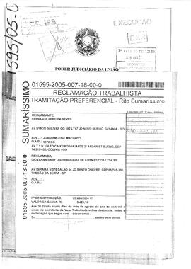 Reclamação Trabalhista 1595/2005