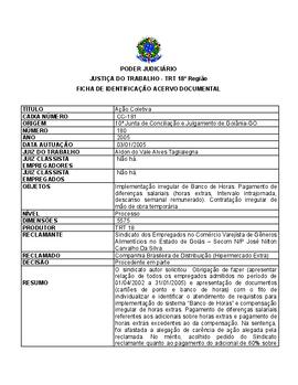 Ficha de Identificação do Acervo Documental