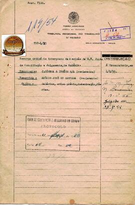 Reclamação Trabalhista 04/1955
