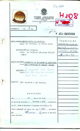 Reclamação Trabalhista 01/1983