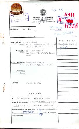 Reclamação Trabalhista 721/1983