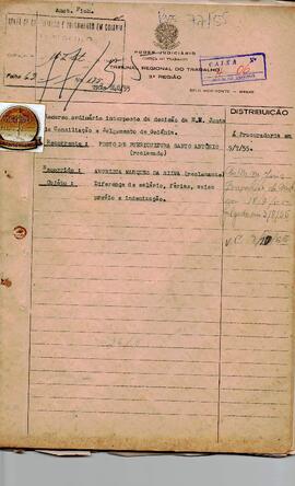 Recurso Ordinário 848/1955