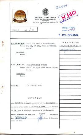 Reclamação Trabalhista 526/1983