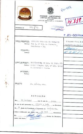 Reclamação Trabalhista 1623/1983