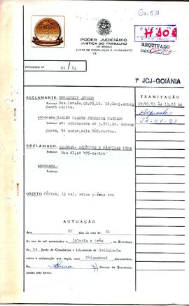 Reclamação Trabalhista 02/1983