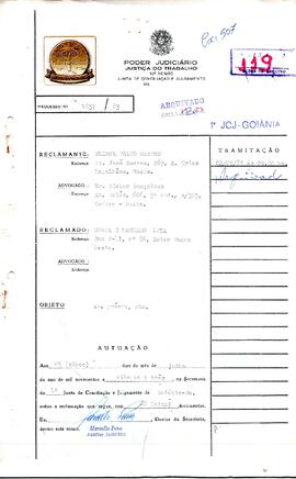 Reclamação Trabalhista 1837/1983