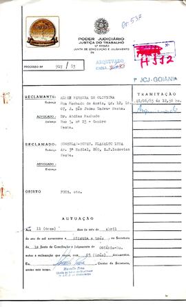 Reclamação Trabalhista 919/1983