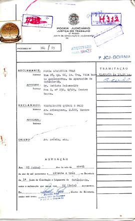 Reclamação Trabalhista 914/1983