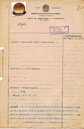 Reclamação Trabalhista 136/1951