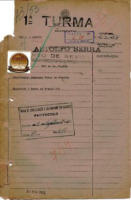 Recusro de Revista 5490/1953