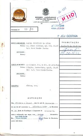 Reclamação Trabalhista 553/1983