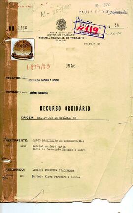 Agravo de Instrumento 7731/1986