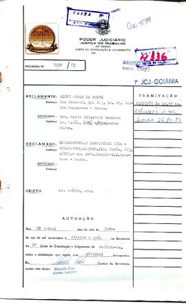 Reclamação Trabalhista 1530/1983