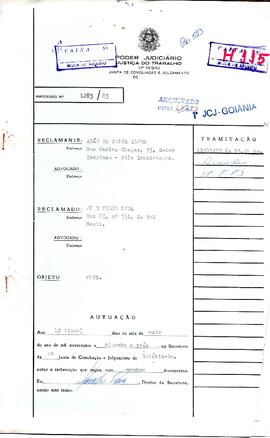 Reclamação Trabalhista 1283/1983