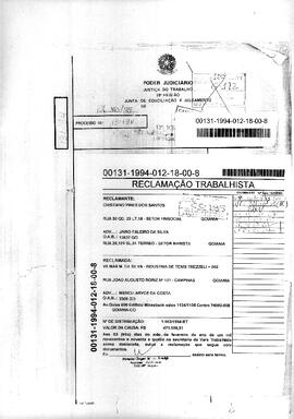Reclamação Trabalhista 131/1994