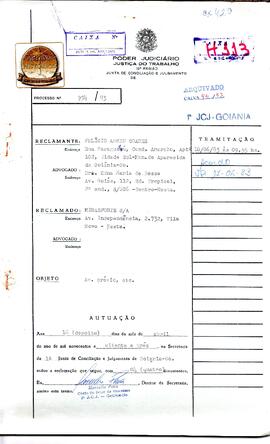 Reclamação Trabalhista 994/1983