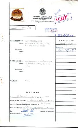 Reclamação Trabalhista 1666/1983