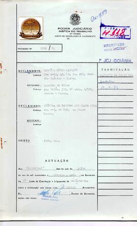 Reclamação Trabalhista 1825/1983