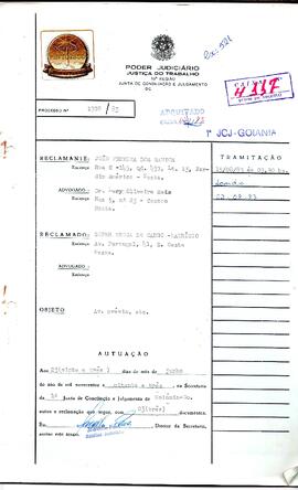 Reclamação Trabalhista 1708/1983