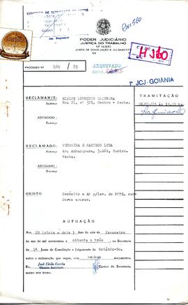 Reclamação Trabalhista 489/1983