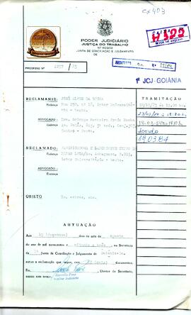 Reclamação Trabalhista 2297/1983