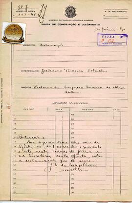 Reclamação Trabalhista 153/1947